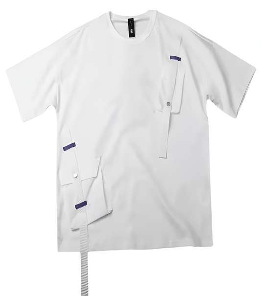 T-Shirt KAGOPANKU techwear blanc